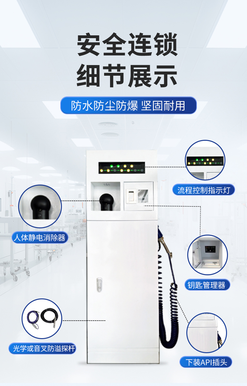 上下装防溢流静电控制器(图8) 上下装防溢流静电控制器(图8)